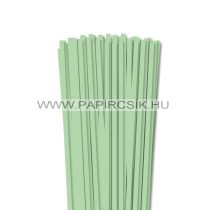   6mm stredne zelená papierové prúžky na quilling (90 ks, 49 cm)