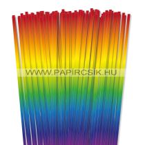 6mm farba papierové prúžky na quilling (90 ks, 49 cm)