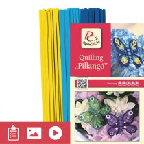   Motýľ - Quilling vzor (210 prúžkov a  popis s obrázkami)